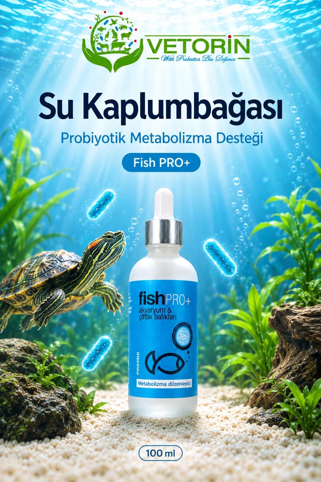 Vetorin FishPro+ Su Kaplumbağası